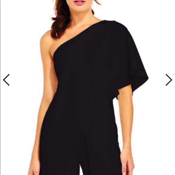 Black Adrianna Papell Jumpsuit - Picture 3 of 3